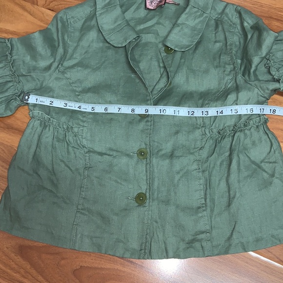 Juicy Couture Linen Cropped Jacket - Picture 5 of 9